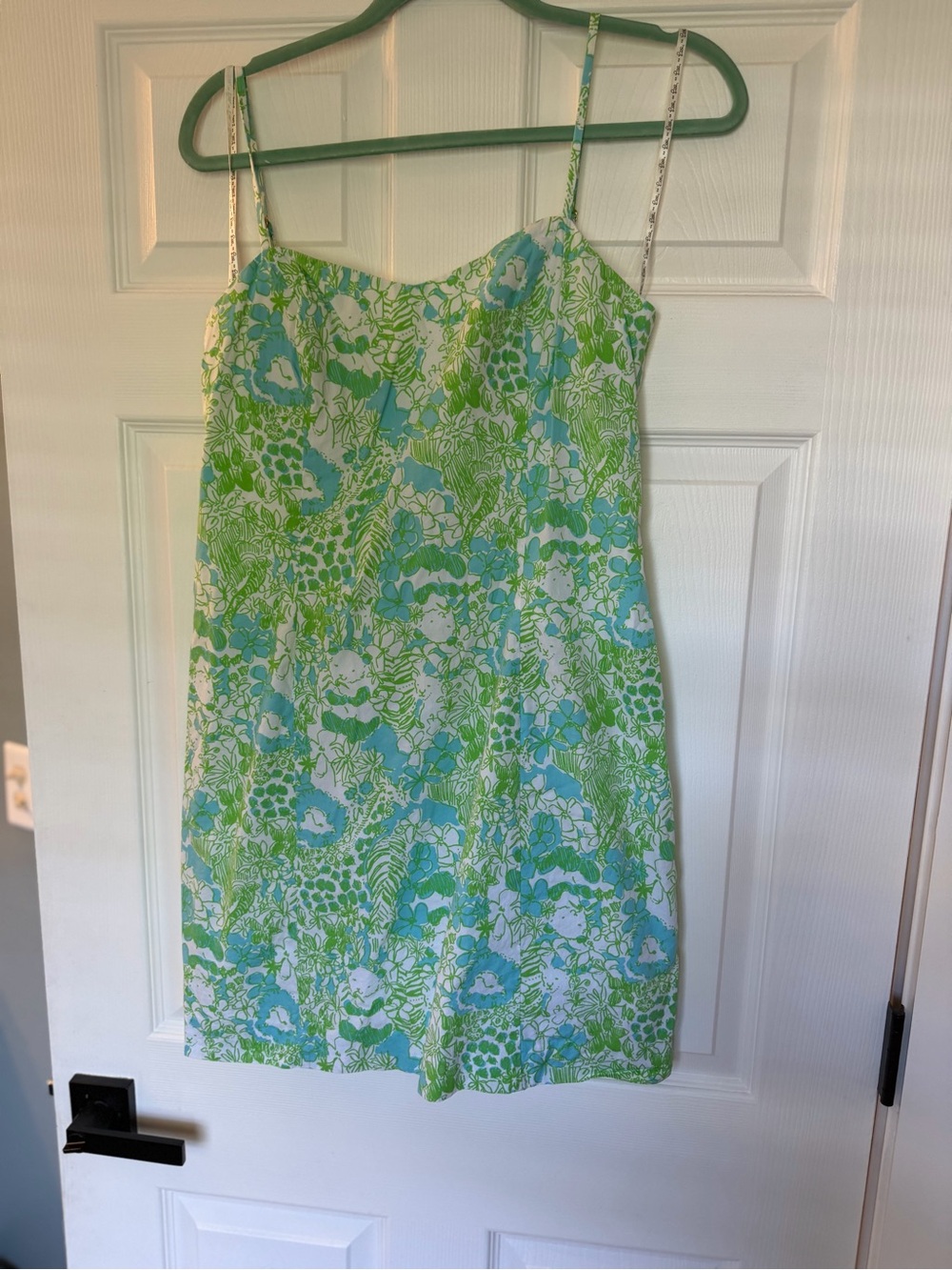 Lilly Pulitzer McCallum Limede It's A Zoo Tie Back Dress.